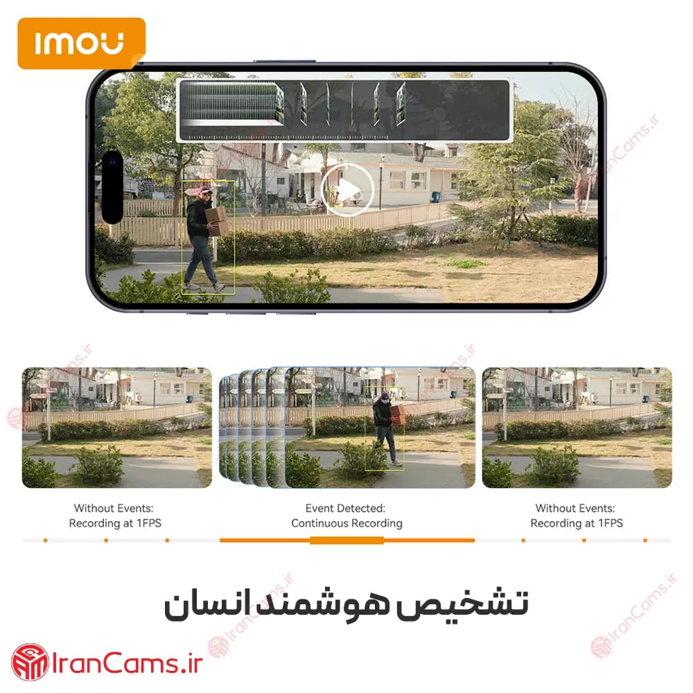 دوربین چشمی درب دیجیتال مانیتور دار آیمو VD1 — تصویر ۵