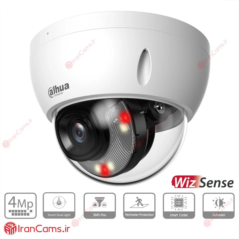 دوربین مداربسته IP دام 4 مگاپیکسلی داهوا DH-IPC-HDBW2449EP-S-IL — تصویر ۲