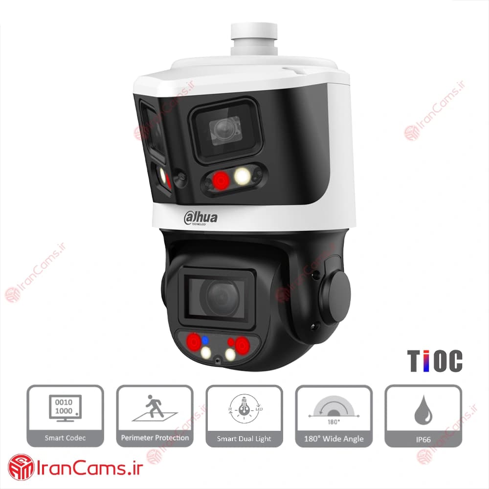 دوربین مداربسته IP اسپید دام 12 مگاپیکسلی داهوا DH-SDT3E410-8P-MB-A-PV1 — تصویر ۲