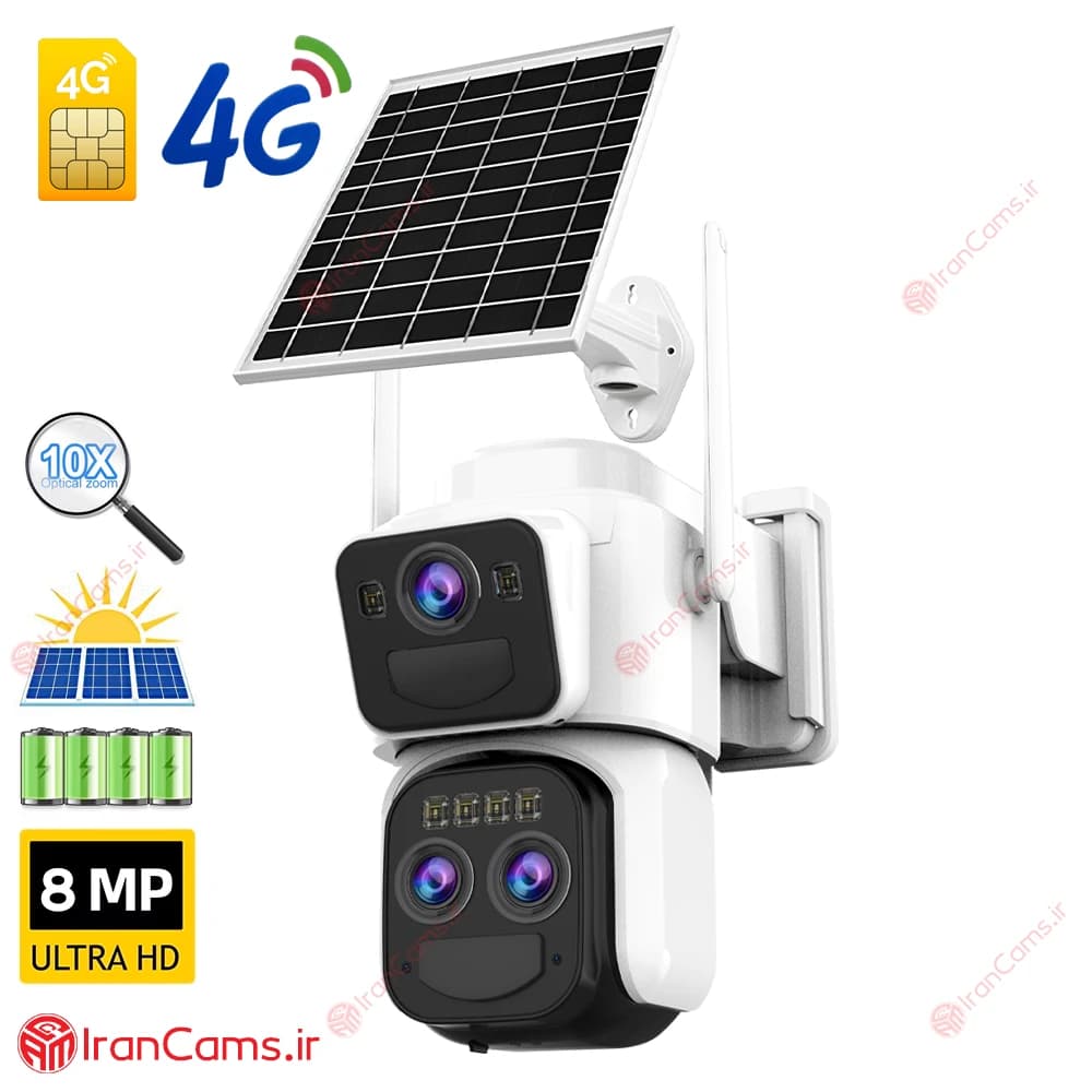 دوربین خورشیدی سیم کارتی 8 مگاپیکسل 3 لنز O-KAM PRO مدل DS3