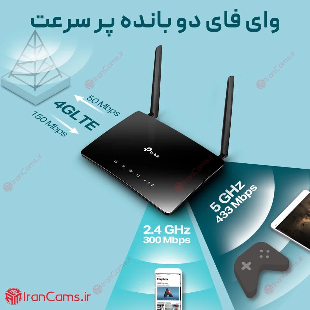 مودم روتر سیم کارتی 4G تی پی لینک مدل TP-Link MR202 — تصویر ۸