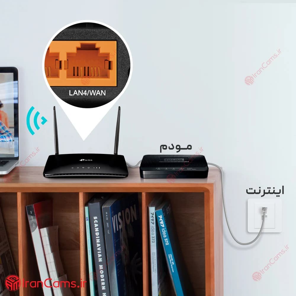 مودم روتر سیم کارتی 4G تی پی لینک مدل TP-Link MR202 — تصویر ۶