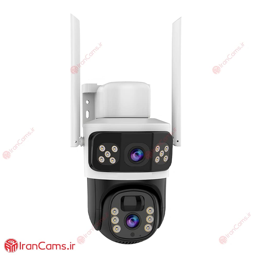 دوربین خورشیدی سیمکارتی دو لنز 8 مگاپیکسل V380 مدل T8 — تصویر ۲