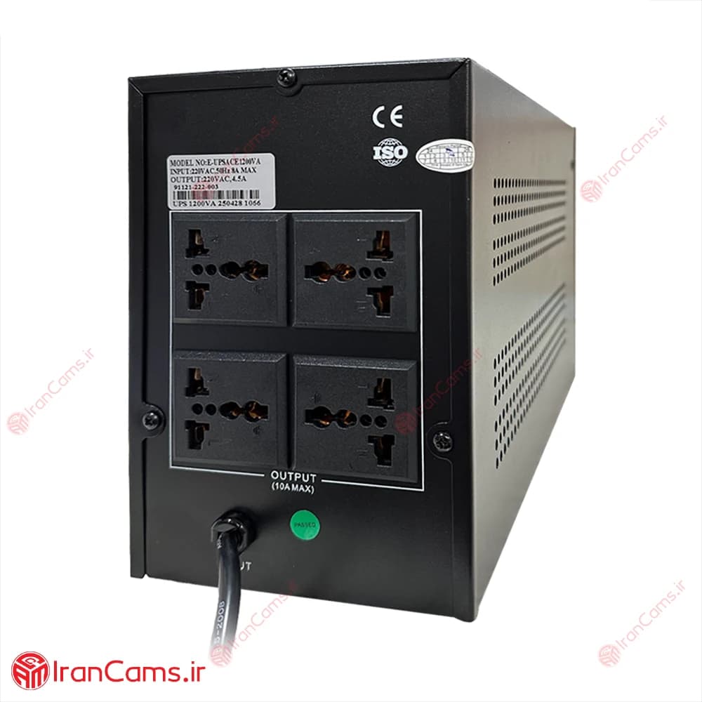 دستگاه UPS یورونت 1.2KVA مدل Euronet ACE1200VA — تصویر ۴