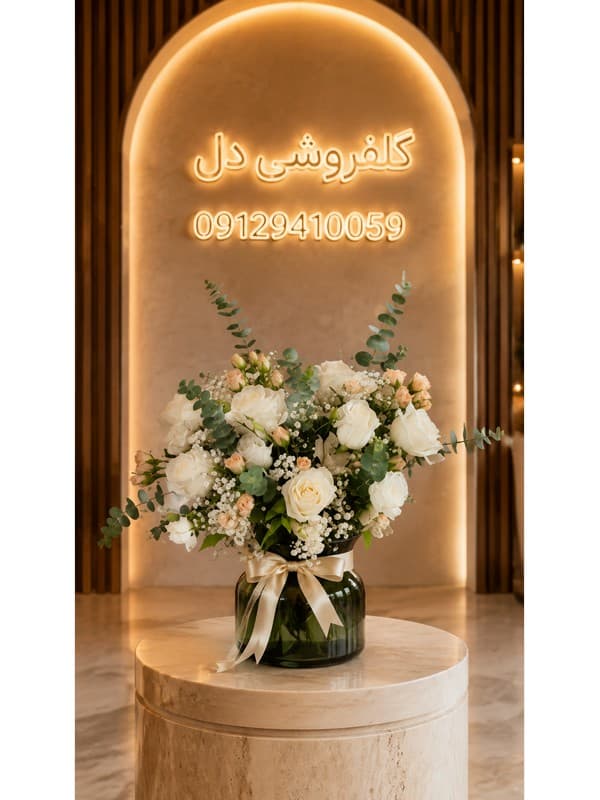 تاج گل ارسال سریع برای پیک ویژه در اوین