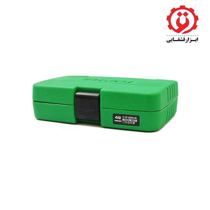 جعبه بکس 49 پارچه 1/4 اینچ و آچار 13-6 تاپ تول مدل GCAI4901 — تصویر ۲