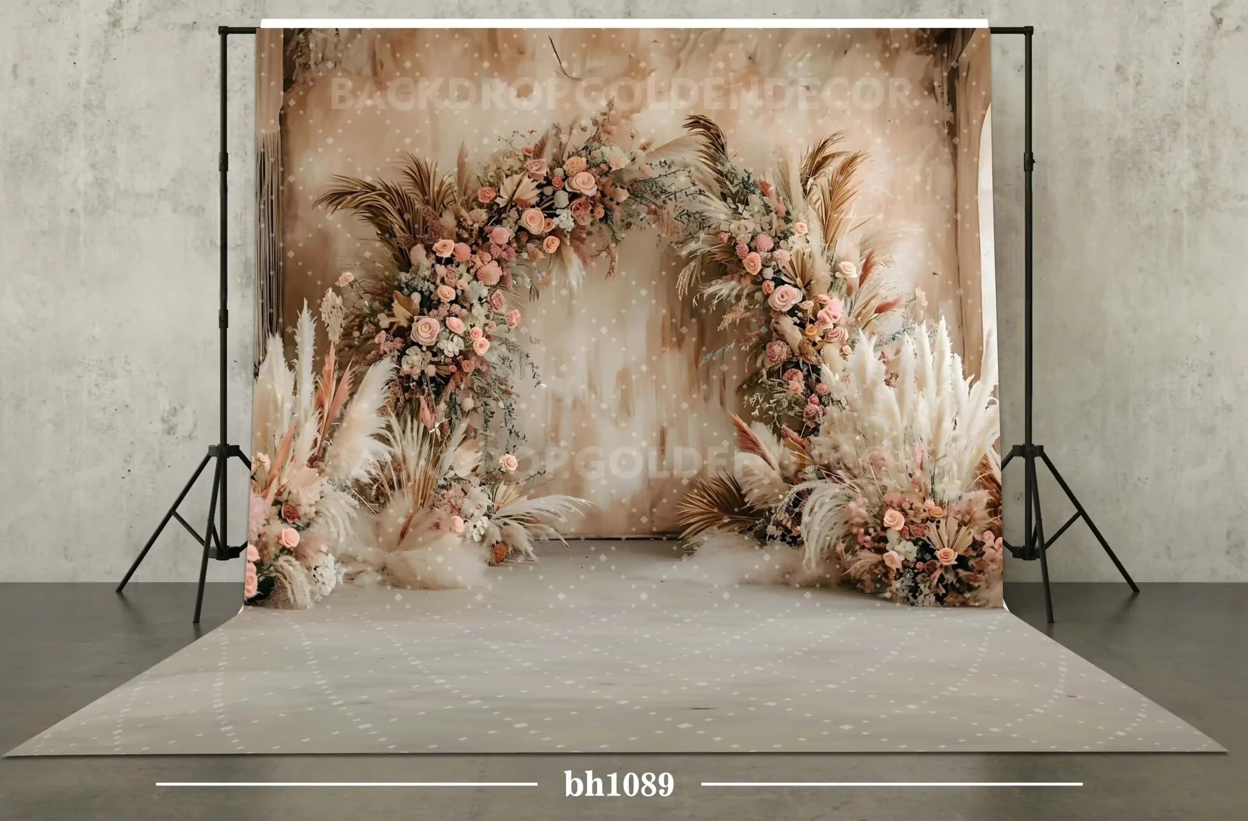 بکدراپ پارچه ای طرح بهار کد bh1089