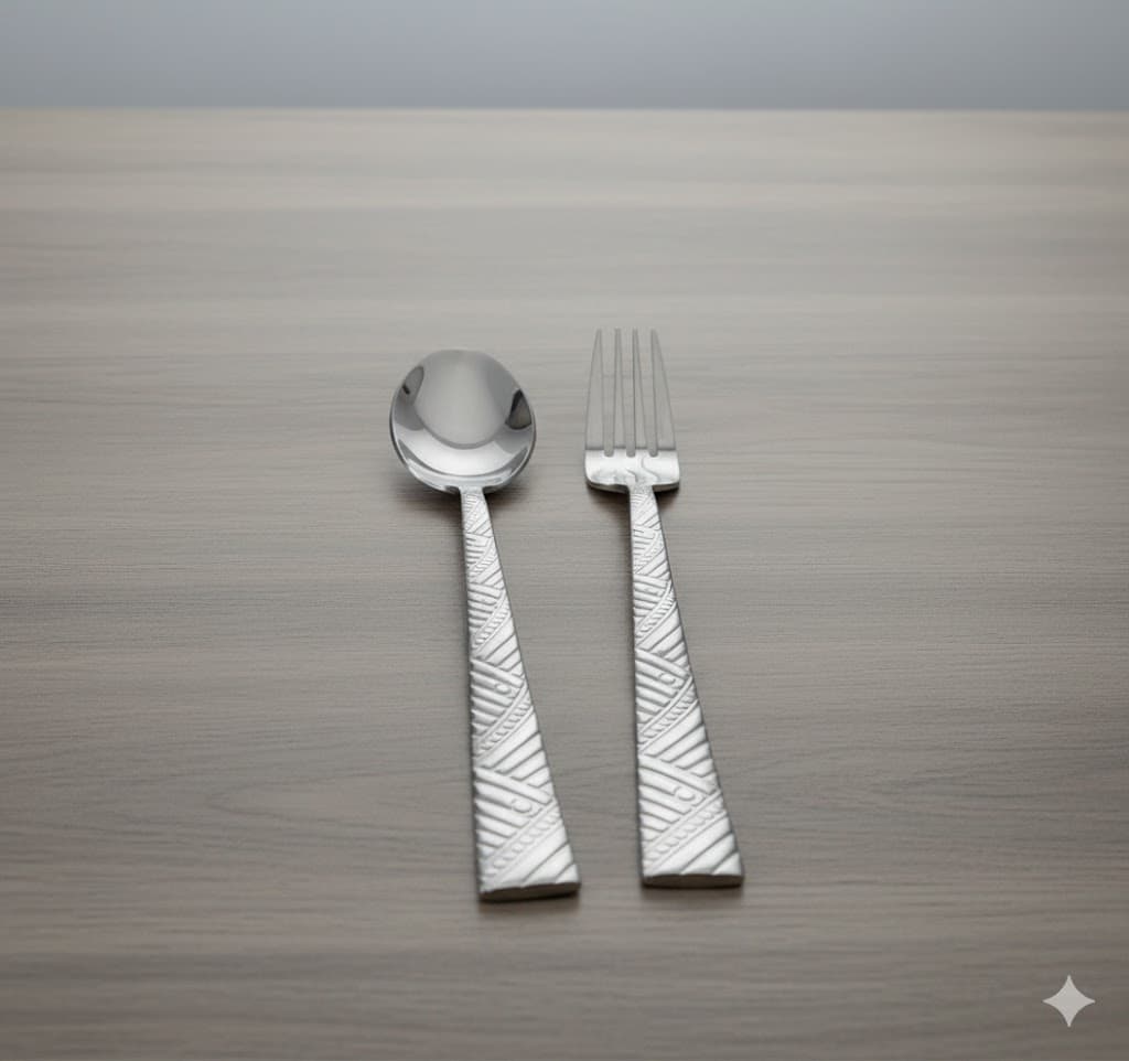 ست قاشق چنگال یونیک 12 پارچه کد 5980-m