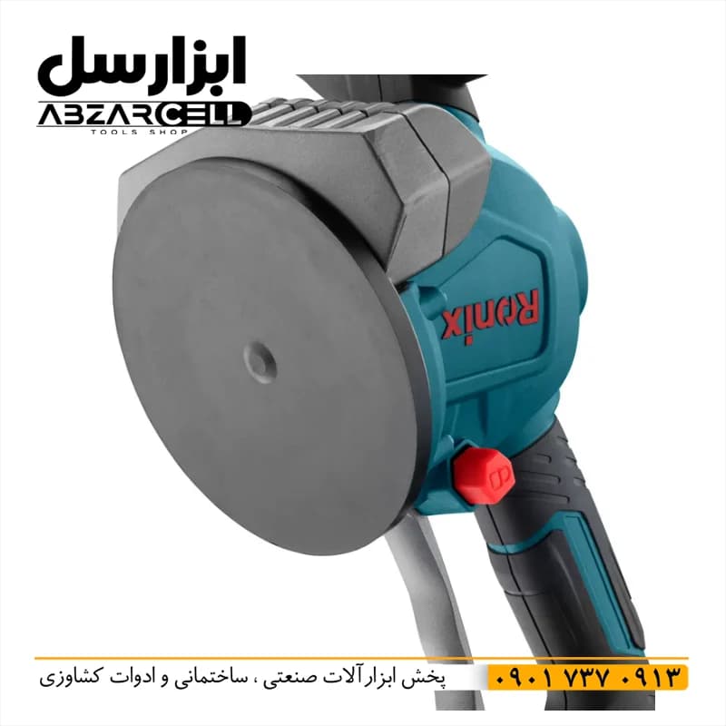 ویبراتور کاشی رونیکس شارژی 20 ولت 130 میل 8631 – 2 باتری با کیف حمل — تصویر ۳