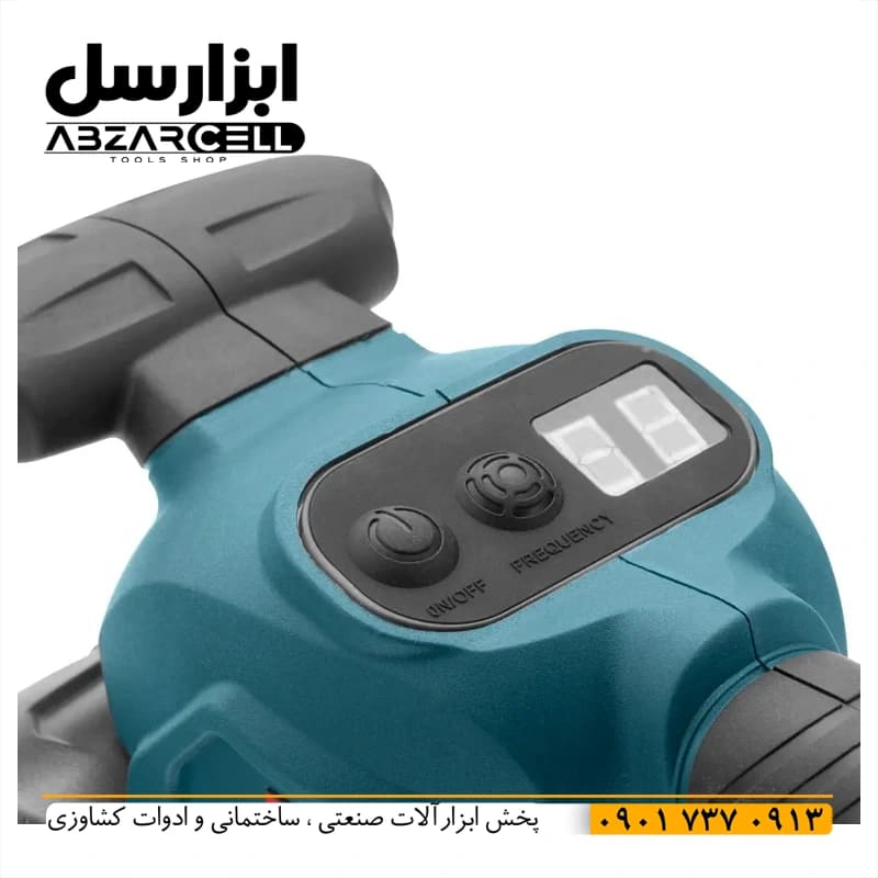 ویبراتور کاشی رونیکس شارژی 20 ولت 130 میل 8631 – 2 باتری با کیف حمل — تصویر ۵
