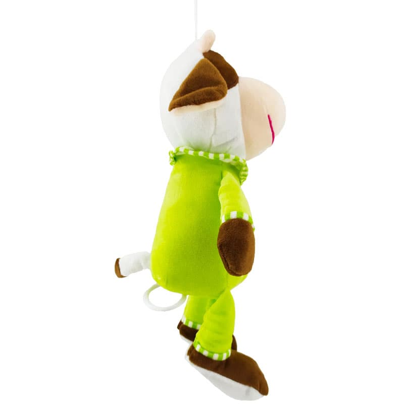 عروسک نخکش موزیکال گاو سبز Dayan Toys — تصویر ۲