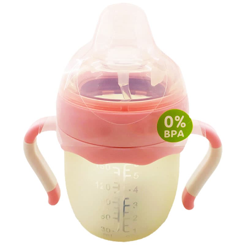 شیشه شیر سلیکونی دسته دار 0+ ماه چیوکو Chioco — تصویر ۲
