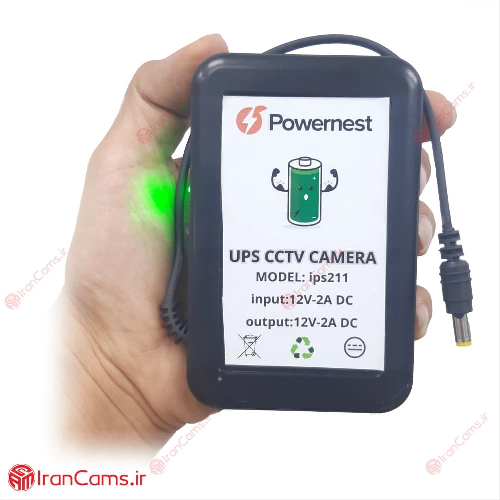 یو پی اس دوربین مداربسته 12 ولت 2 آمپر مدل IPS211 — تصویر ۳