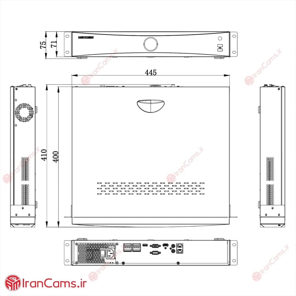 دستگاه NVR هایک ویژن 32 کانال DS-7732NXI-K4 — تصویر ۸