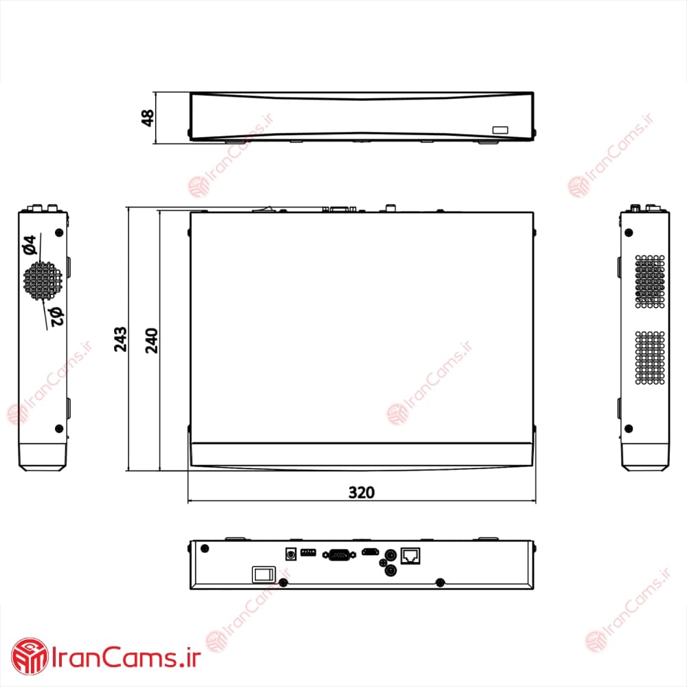 دستگاه NVR هایک ویژن 8 کانال DS-7608NXI-K1 — تصویر ۷