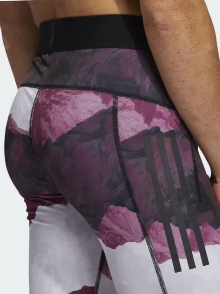 شلوارک ورزشی EARTH GRAPHIC FITTED YOGA SHORTS SORT — تصویر ۳