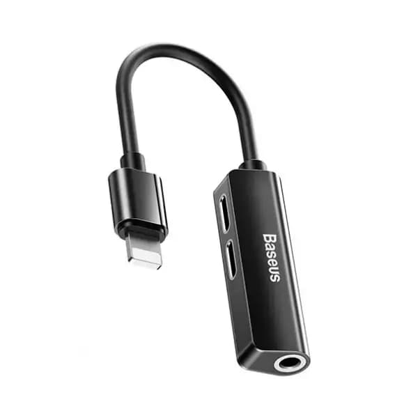 مبدل لایتنینگ به جک 3.5 میلی‌متری بیسوس مدل Baseus Audio Converter L52