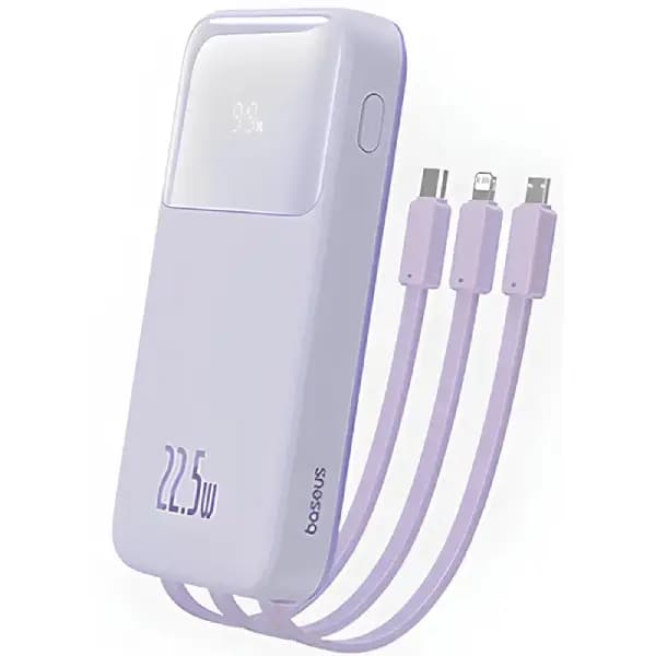 پاوربانک 10000 هزار 22.5 وات با کابل متصل بیسوس مدل Baseus PPMD2-20 — تصویر ۶