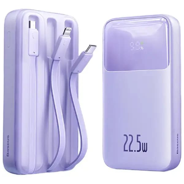 پاوربانک 10000 هزار 22.5 وات با کابل متصل بیسوس مدل Baseus PPMD2-20 — تصویر ۲