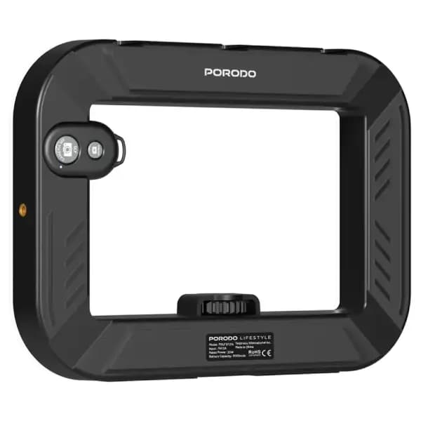 رینگ لایت دستی پرودو مدل مدل Porodo Lifestyle Handheld Ring Grip PDLFST214BK — تصویر ۳