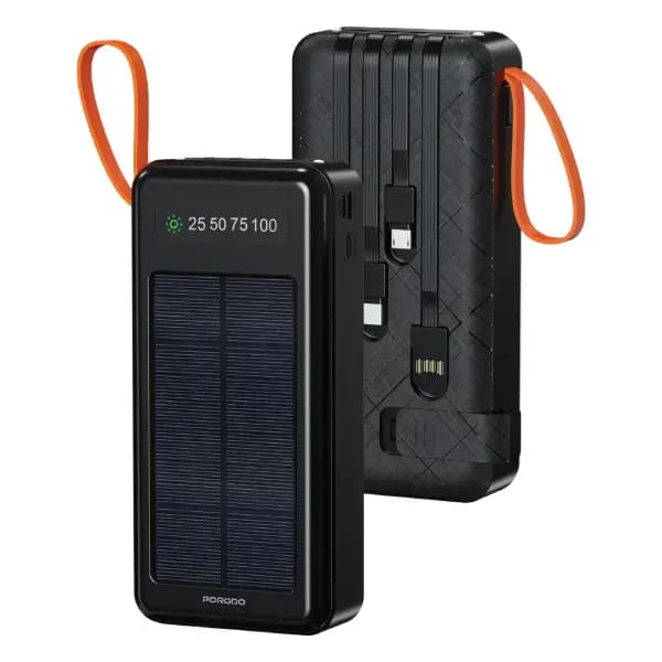 پاوربانک خورشیدی 20000 هزار پرودو مدل Porodo Piano Solar