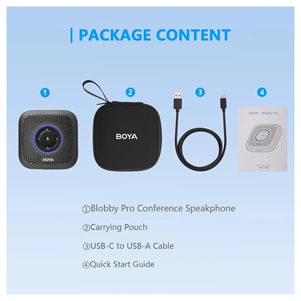 میکروفن رومیزی بویا مدل BLOBBY PRO — تصویر ۲