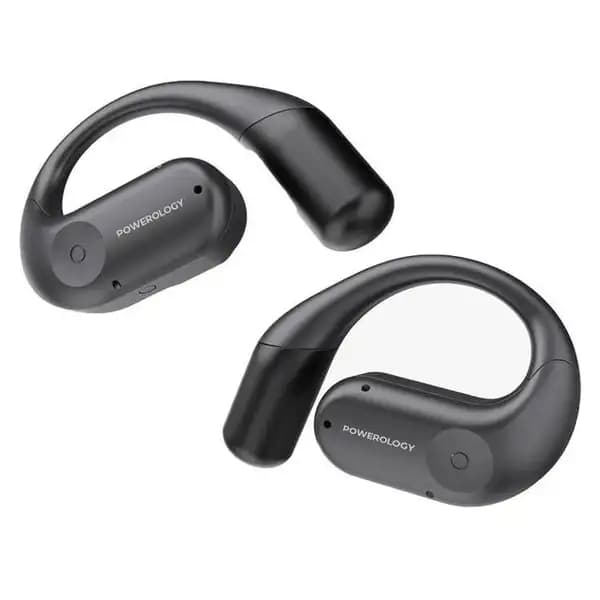هدفون بی سیم نمایشگردار پاورولوژی مدل Powerology ENC TWS Air Conduction Earbuds PWLAU008 — تصویر ۲