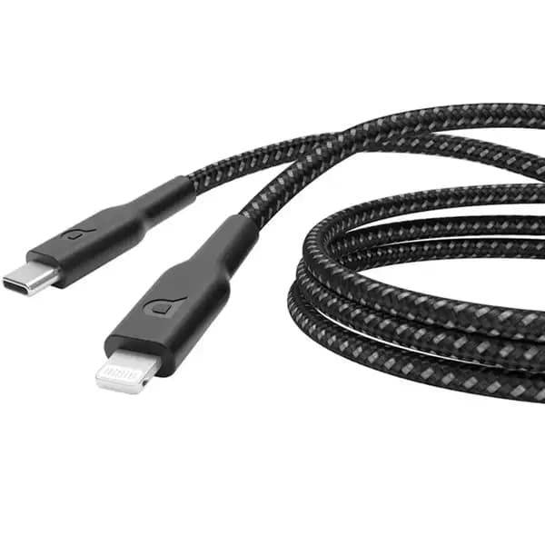 کابل 1.2 متر USB C به Lightning پاورولوژی Powerology Braided Type-C to Lightning Cable 1.2M P23BRCL12 — تصویر ۲