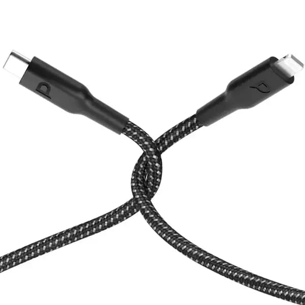 کابل 1.2 متر USB C به Lightning پاورولوژی Powerology Braided Type-C to Lightning Cable 1.2M P23BRCL12 — تصویر ۳