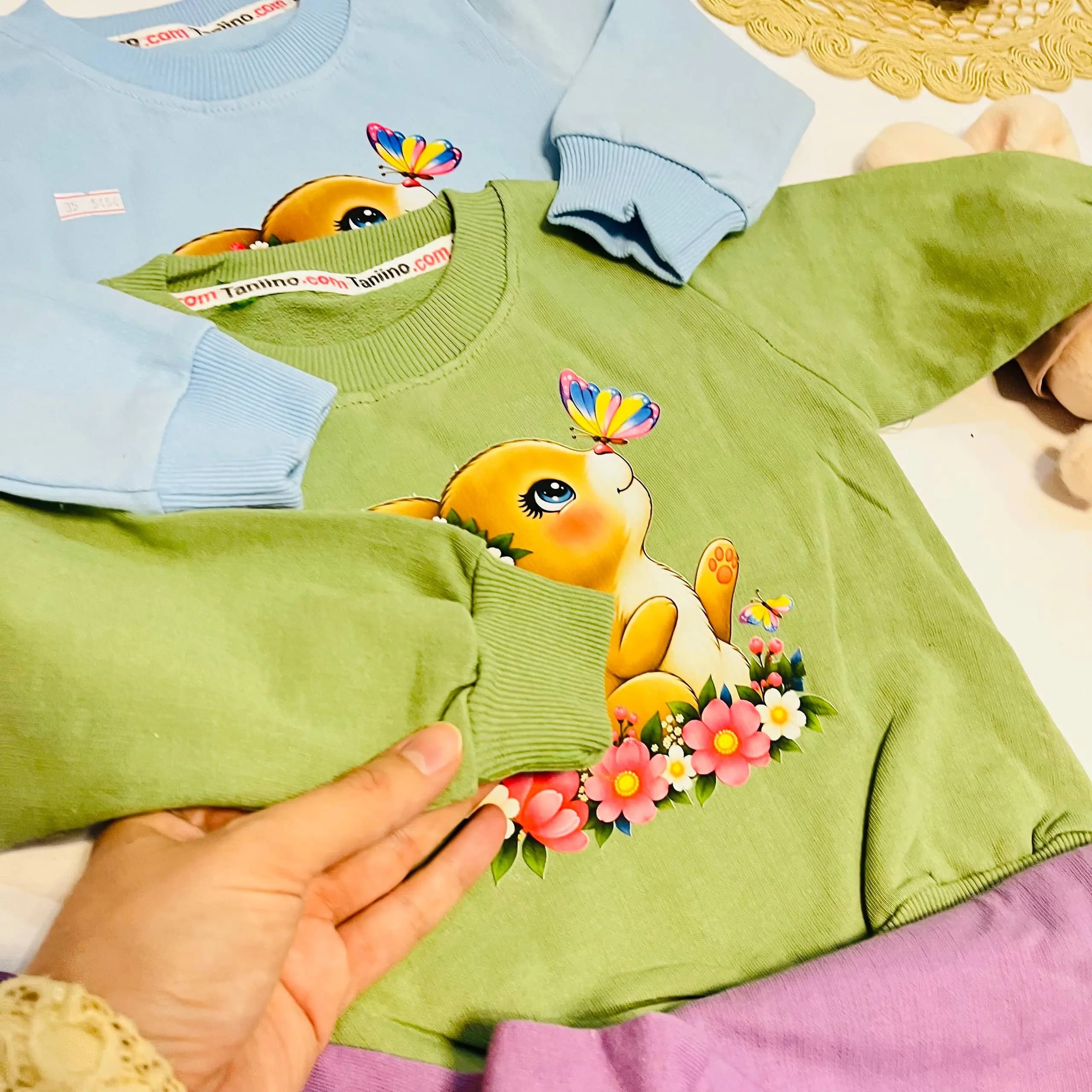 ست بلوز و شلوار دخترانه خرگوش کد 945 — تصویر ۵