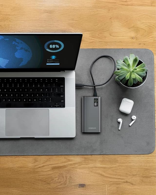 پاوربانک 20000 هزار 65 وات پاورولوژی Powerology Aluminum 20000mAh Power Bank PPBCHA82-GY — تصویر ۲