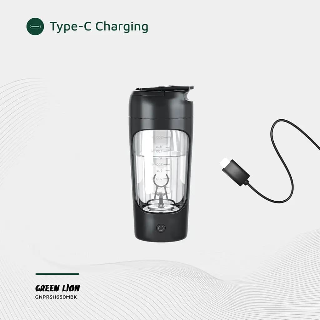 شیکر پروتئین گرین لاین Green Lion Protein Mixer GNPRSH650MBK — تصویر ۴