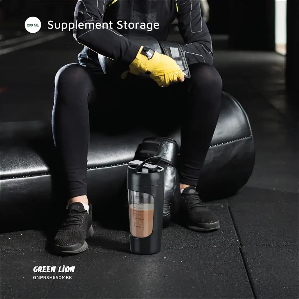 شیکر پروتئین گرین لاین Green Lion Protein Mixer GNPRSH650MBK — تصویر ۵