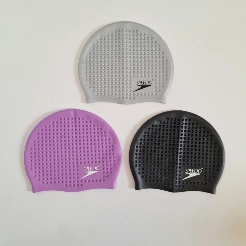 کلاه شنا پفکی SPEEDO سیلیکونی وارداتی ksh-800 — تصویر ۴