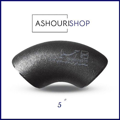 istantoto @ ashourishop.com زانو جوشی 90 درزدار سایز 5 اینچ برند ایران اتصال