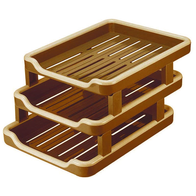 کازیه 3 طبقه کارا مدل پلاستیکی کد KP3 — تصویر ۲