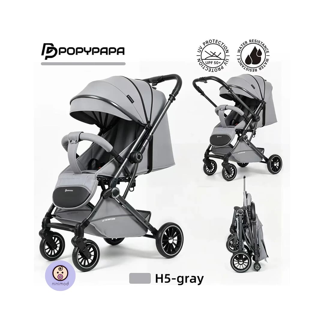 کالسکه مسافرتی تاشو پاپیپاپا Popypapa H5 Baby Stroller — تصویر ۴