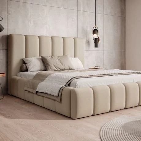 تخت خواب چوبی دونفره مدل تدی سایز 200در160 سانتی متر مبلمان فرنا مدل 1142402