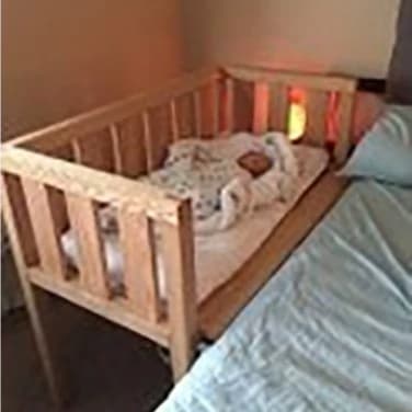 تخت نوزاد کنار مادر مبلمان فرنا مدل 1142365