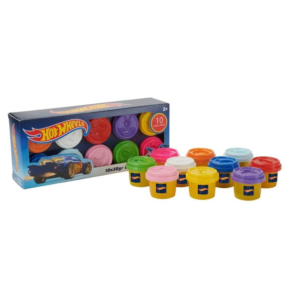 خمیر بازی Mattel مدل Hot Wheels Play Dough 10 Pack