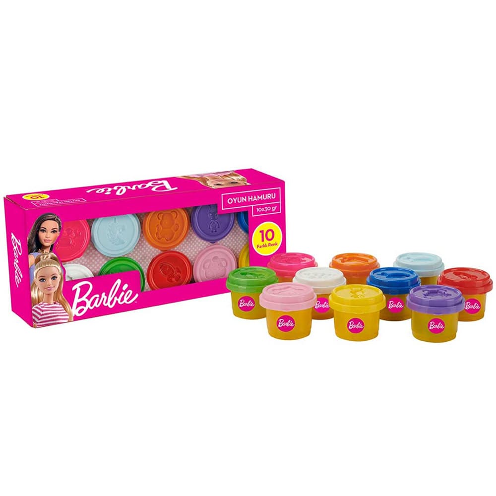 خمیر بازی Mattel مدل Barbie Play Dough 10 Pack