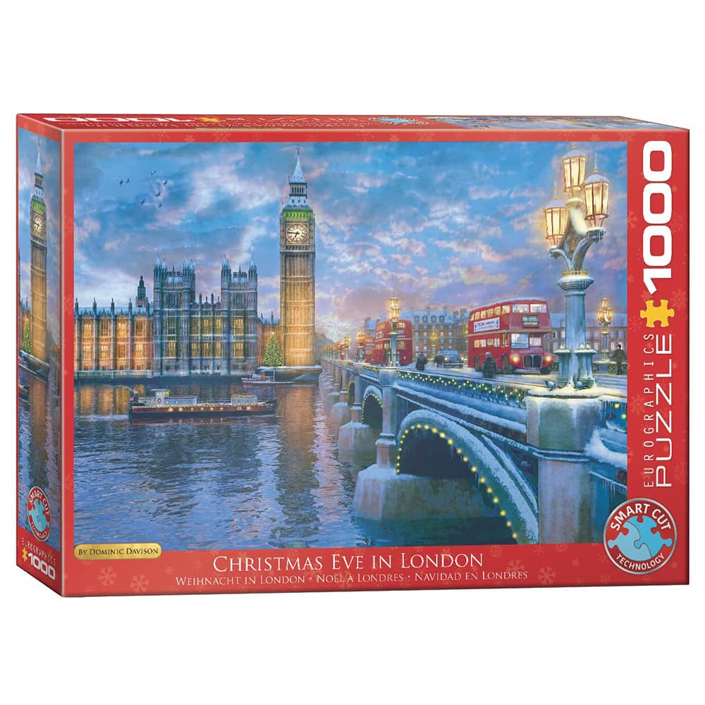 پازل 1000 قطعه Eurographics طرح شب کریسمس در لندن