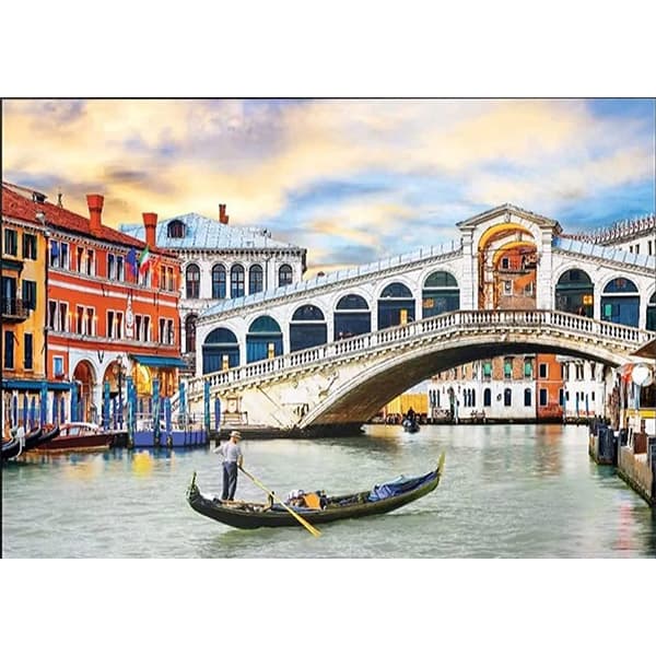 پازل 1000 قطعه Eurographics طرح پل ریالتو ونیز — تصویر ۲