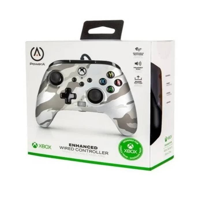 پرو کنترلر ایکس باکس PowerA مدل Enhanced Wired Controller طوسی — تصویر ۵