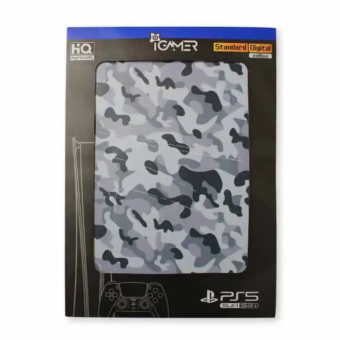 اسکین برچسب پلی استیشن 5 اسلیم طرح Camo