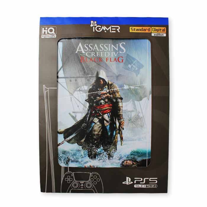 اسکین برچسب پلی استیشن 5 اسلیم طرح Assassins Creed