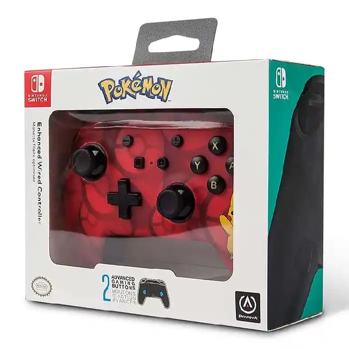 پرو کنترلر PowerA Enhanced نینتندو سوییچ طرح Pikachu — تصویر ۵
