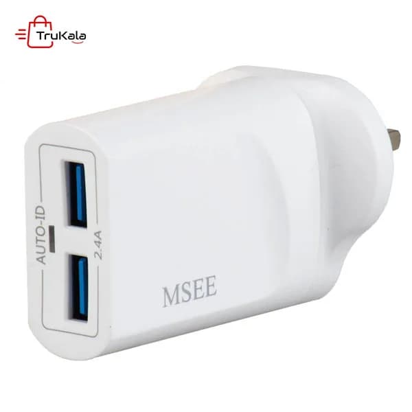 شارژ دیواری ام اس ای ای مدل MS-22 به همراه کابل microUSB — تصویر ۳