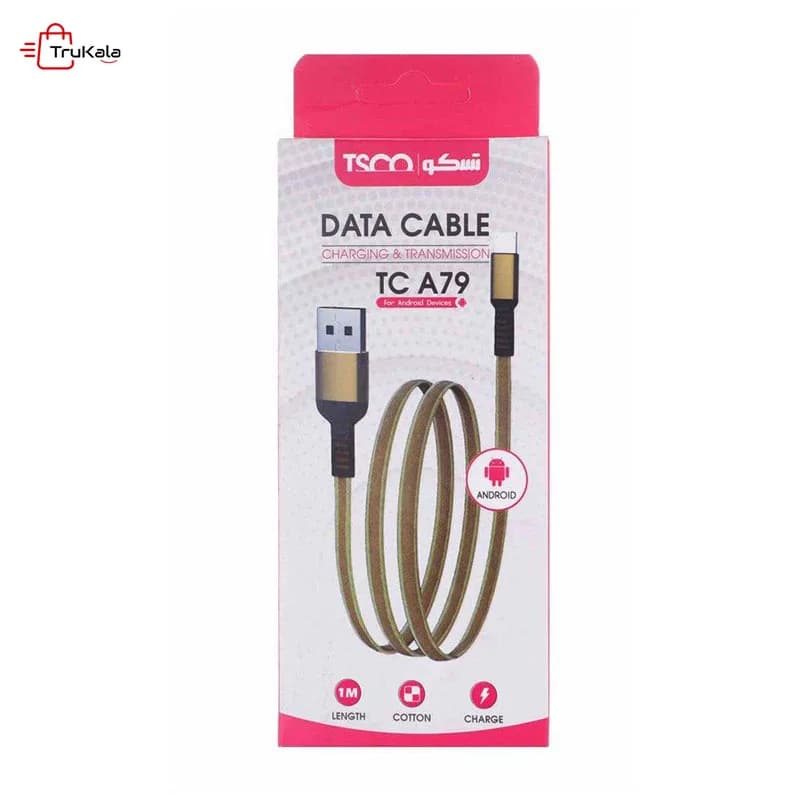 کابل تبدیل USB به microUSB تسکو مدل TC-A79