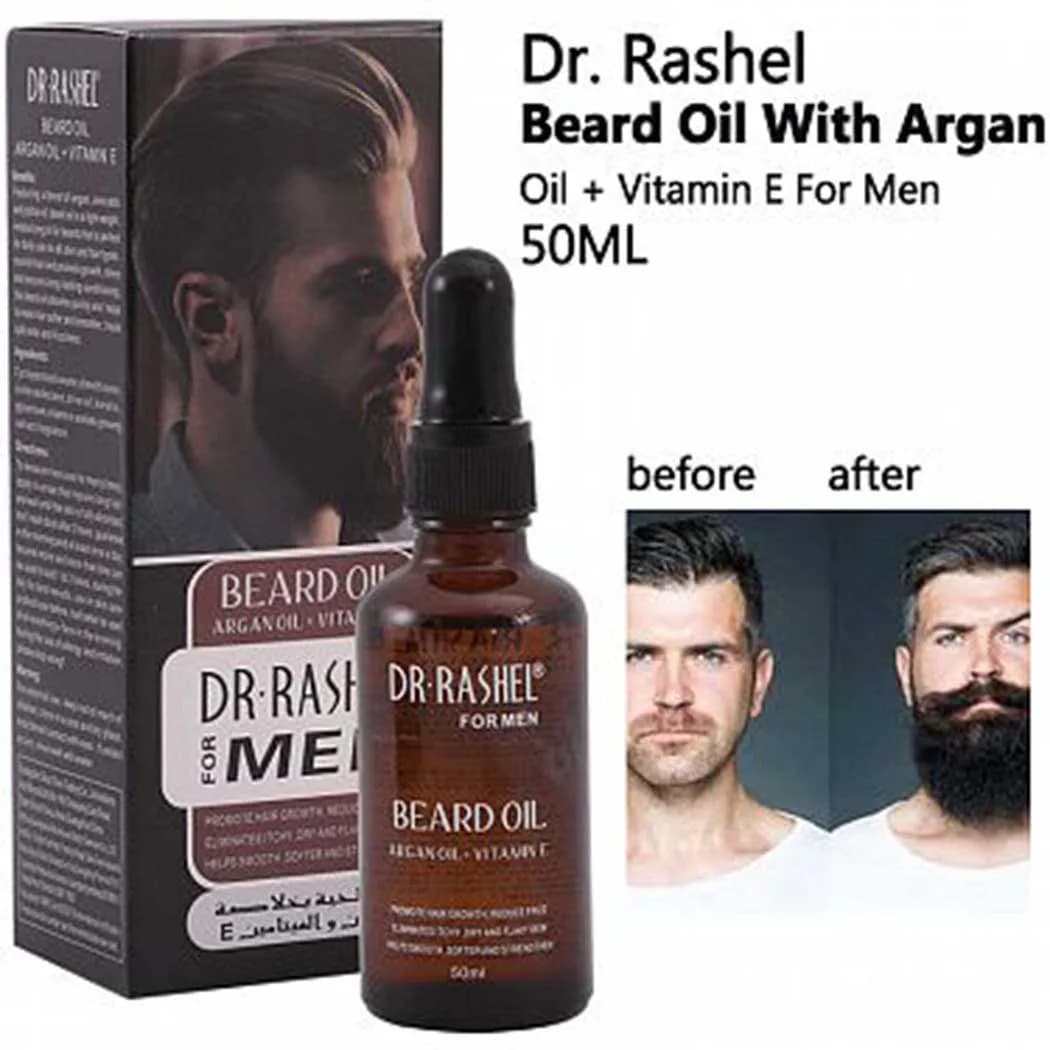 محلول رشد سریع موی ریش روغن ارگان دکتر راشل Dr.Rashe — تصویر ۲